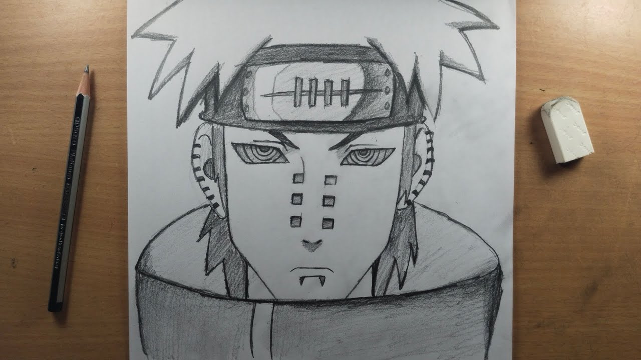 How to draw pain from Naruto || How to draw anime step by step || Easy drawingideas step by step