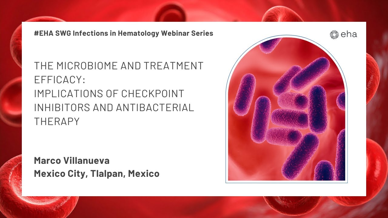 EHA SWG Infections in Hematology Webinar Series: The Microbiome and Treatment Efficacy