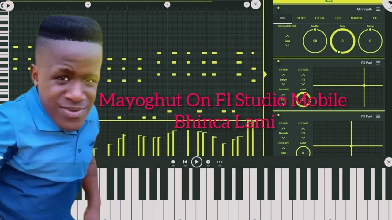 How to make maskandi Mayoghut Bhinca Lami Sytle On fl studio mobile