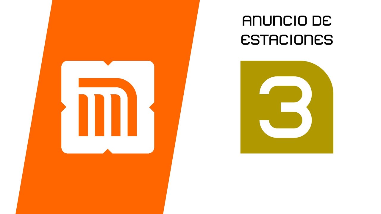Anuncio de Estaciones Línea 3 del Metro CDMX - FT @musicaconhistoria
