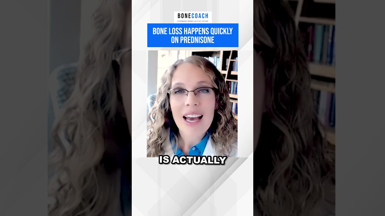 Bone Loss Happens Quickly on Prednisone 🦴💊 #prednisone #boneloss #bonehealth