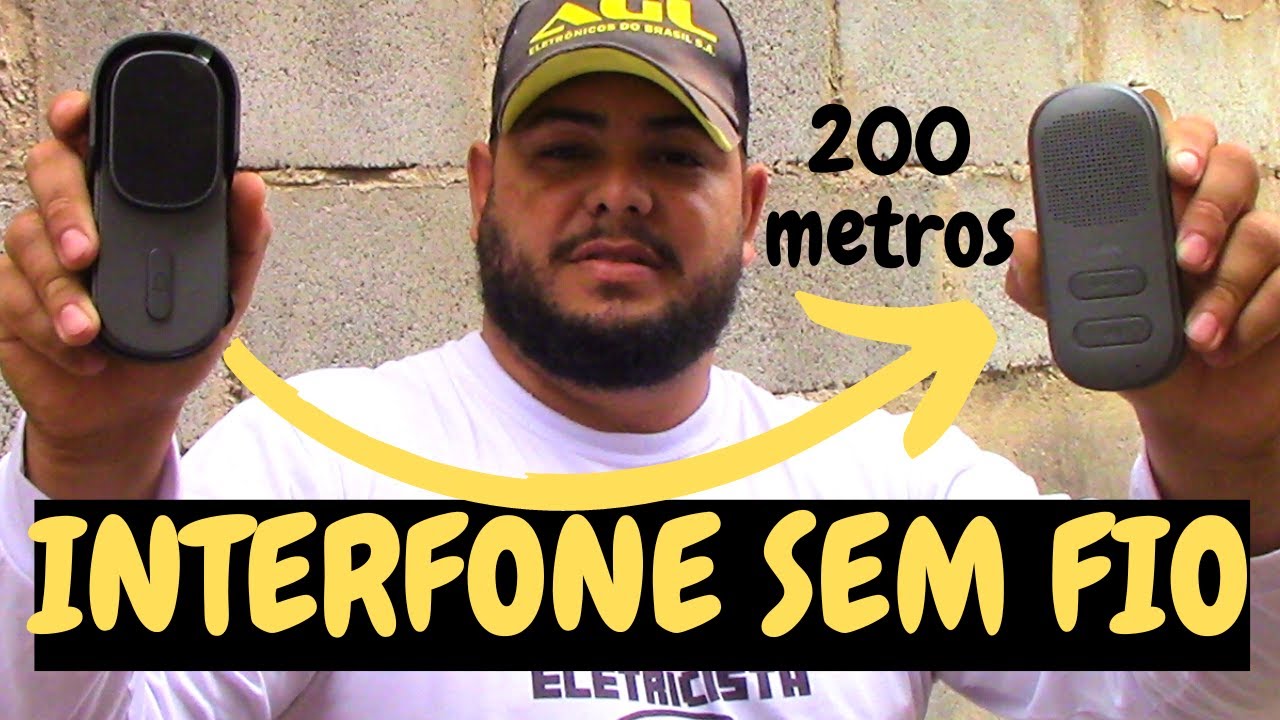 INTERFONE SEM FIOS COMO INSTALAR  (Interfone Sem Fio AGL ) #simplifiqueagl