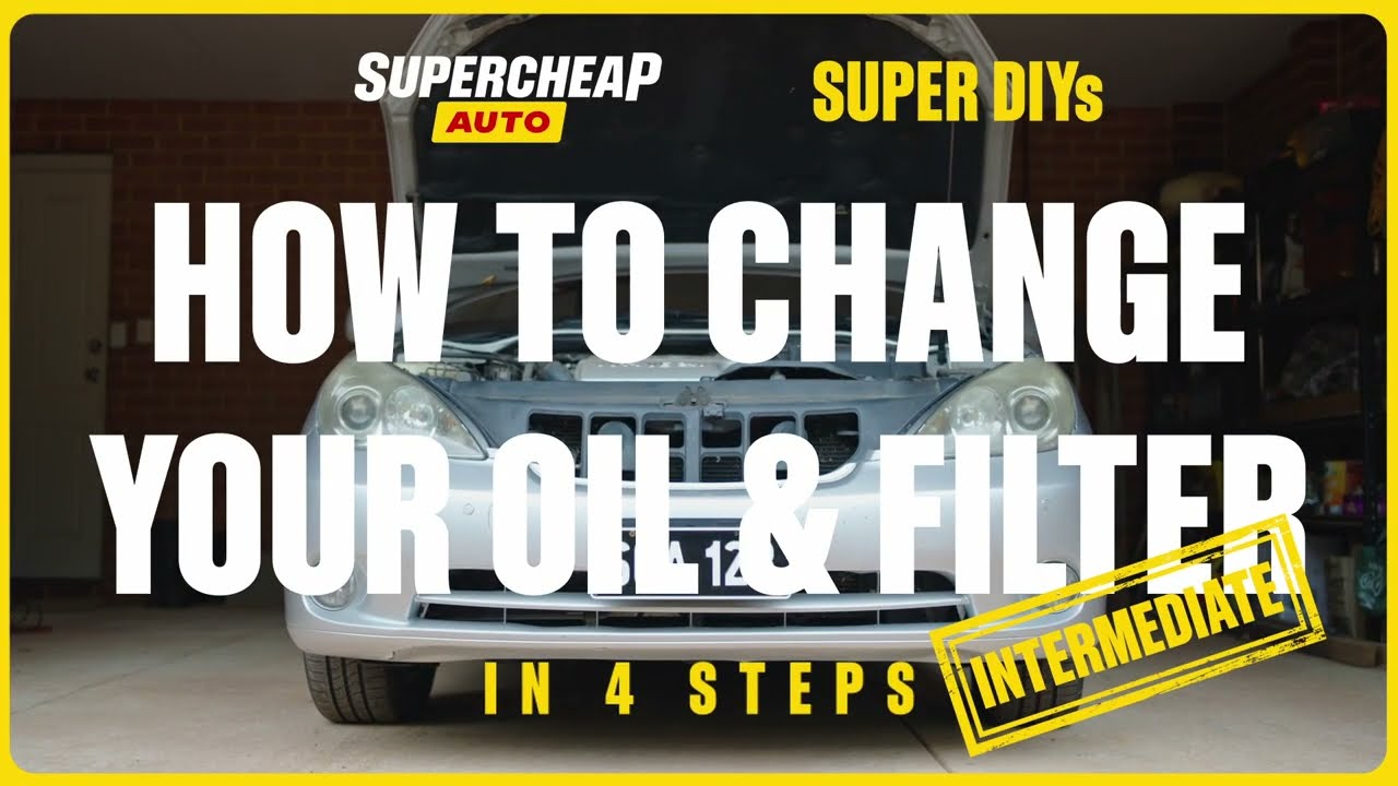 How to Change your Engine Oil & Filter - SUPER DIYs