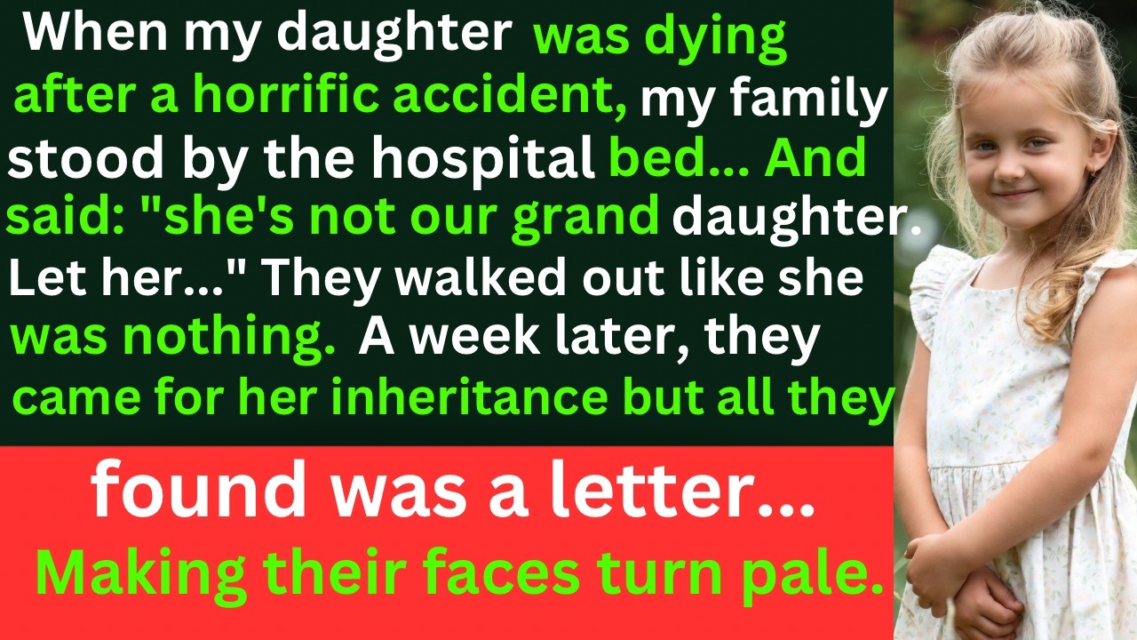 After a horrible accident, my parents left My daughter to die “she’s Not Our granddaughter!”