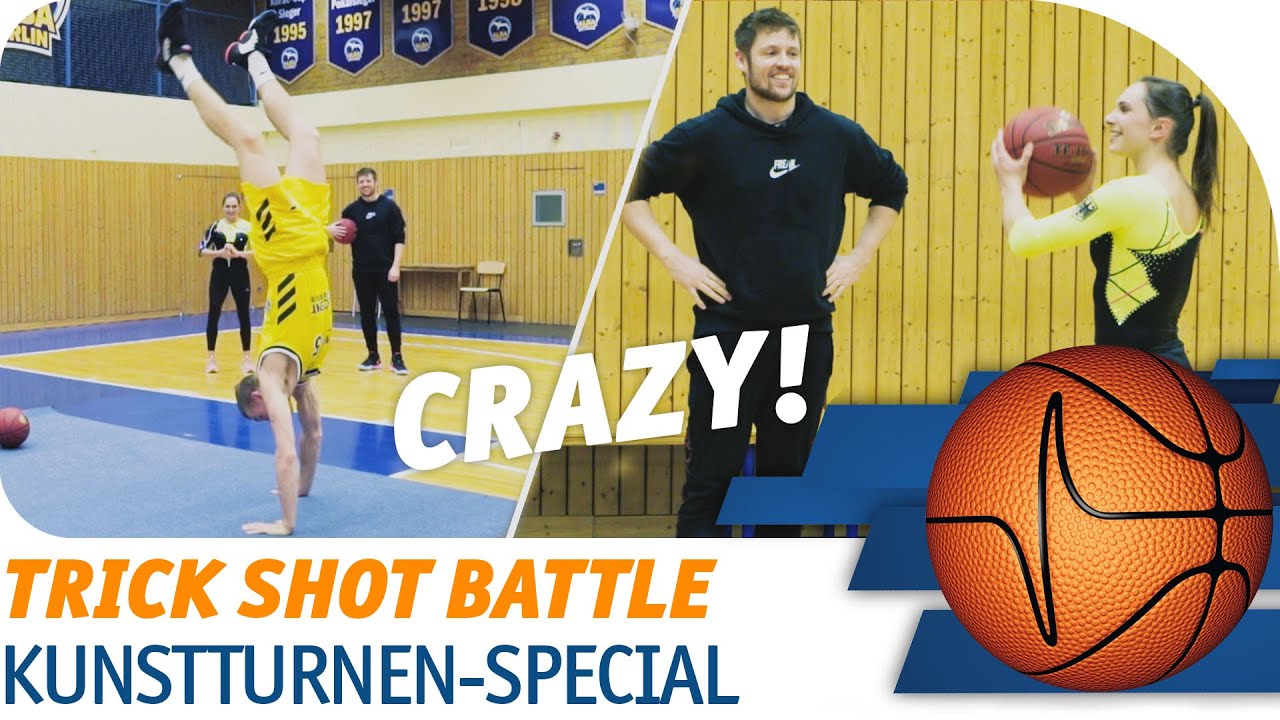 Kunstturnen vs. Basketball | HORSE Trick Shot Battle feat. C-BAS