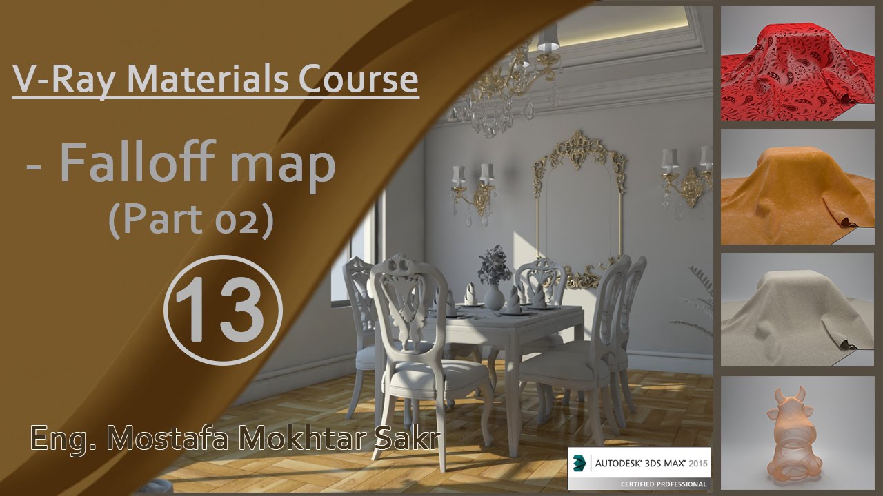 13-  Falloff Map 3ds max (part 02)