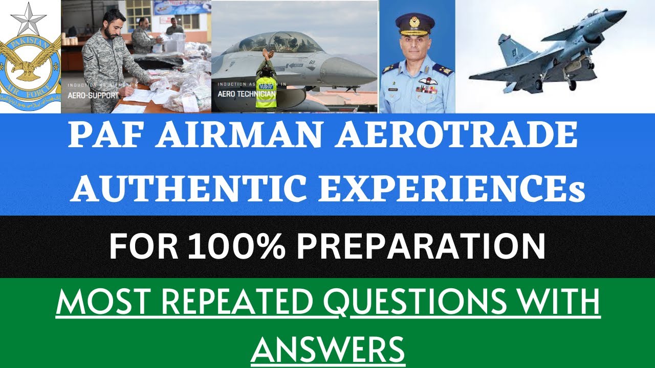 Pakistan Air Force airman test experience | 23 January 2023 | AIRMAN TEST EXPERIENCE