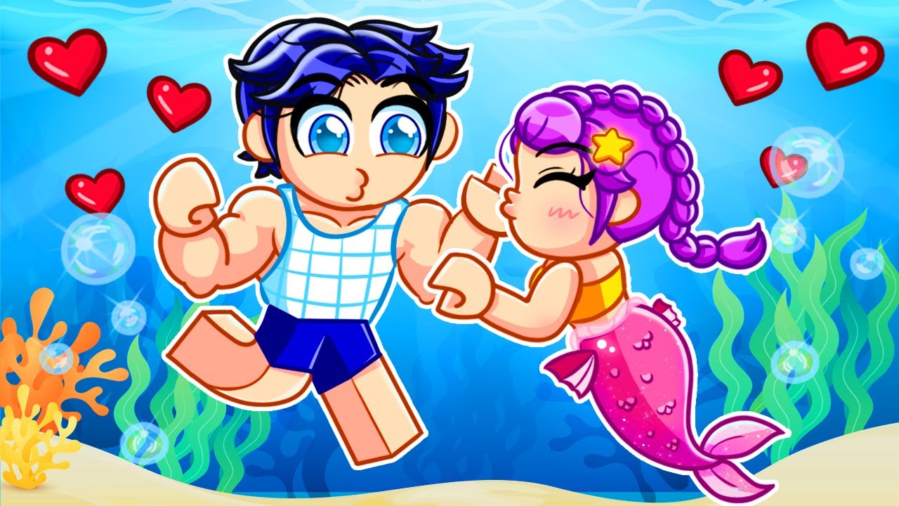 MERMAID RUMI FELL IN LOVE WITH JINU at a HUNTRIX Only POOL PARTY! 😱💋💦 | Kpop Demon Hunters