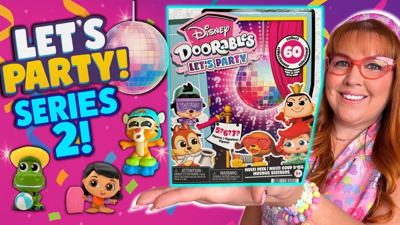 💜 Распаковываем Disney Doorables Let's Party Series 2!! 🥳