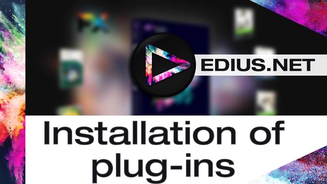 EDIUS.NET подкаст - Установка плагинов в EDIUS 9