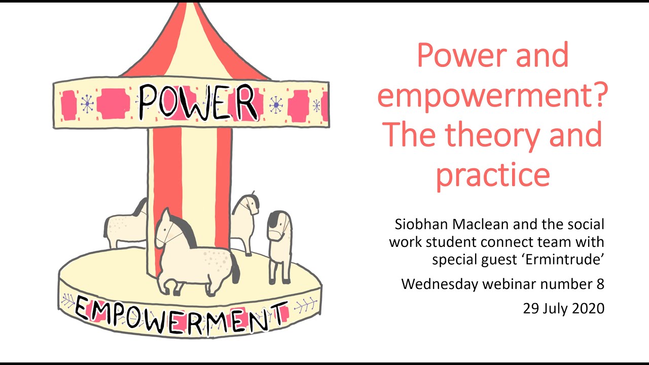 Power and empowerment? The Theory and Practice. Social Work Student Connect Webinar number 8