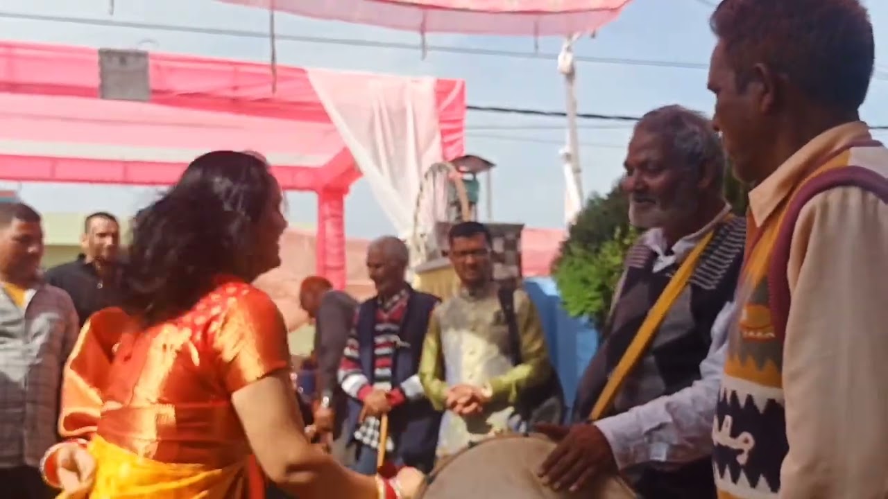 मां भगवती मां चंद्रबदनी जागर मंगल स्नान मे मां भगवती के दर्शन