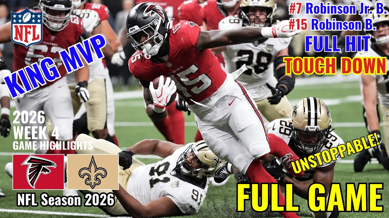 Atlanta Falcons против New Orleans Saints MNF | Полный обзор матча | 4-я неделя сезона NFL 2026