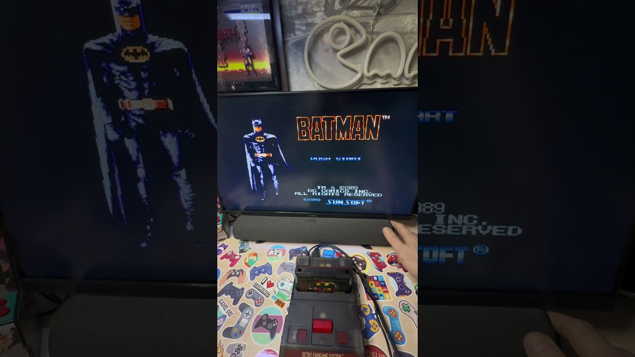 Оригинальный картридж BATMAN на famicom