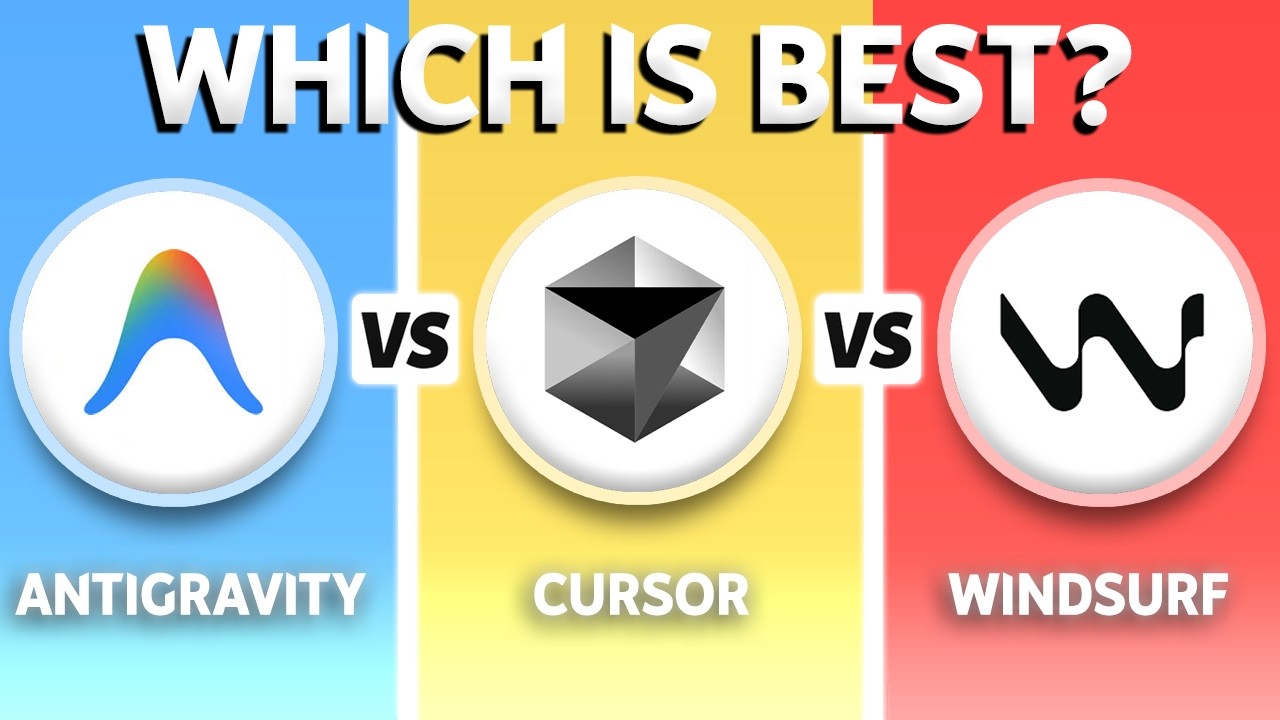 Anti Gravity vs Cursor vs Windsurf (2026) - Which One Is BEST?