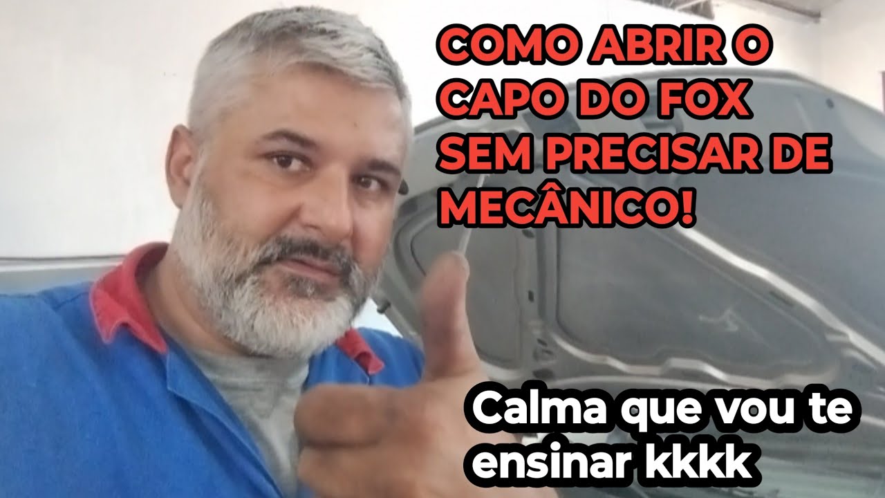 Como abrir o capô do Fox sem levar no mecânico