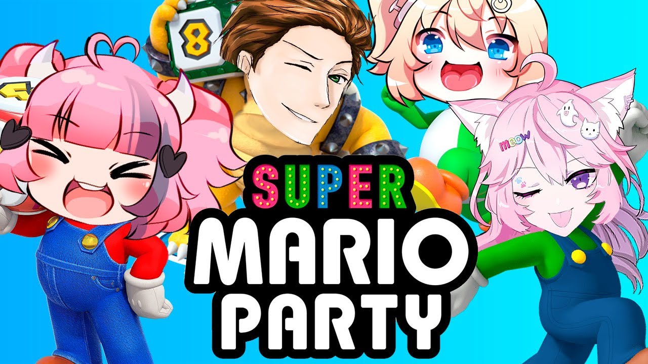 VSHOJO GIRLS VS A DUMB MONK ( Super Mario Party )