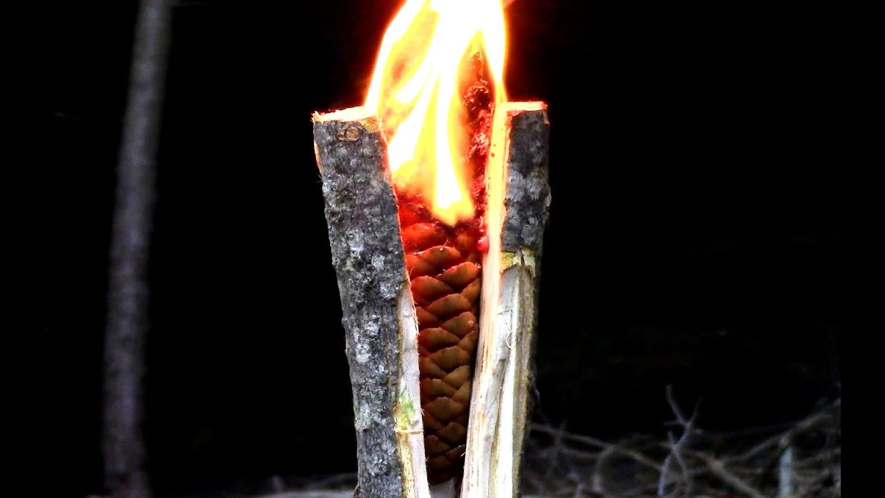 Survival- Emergency Tree Resin Torch