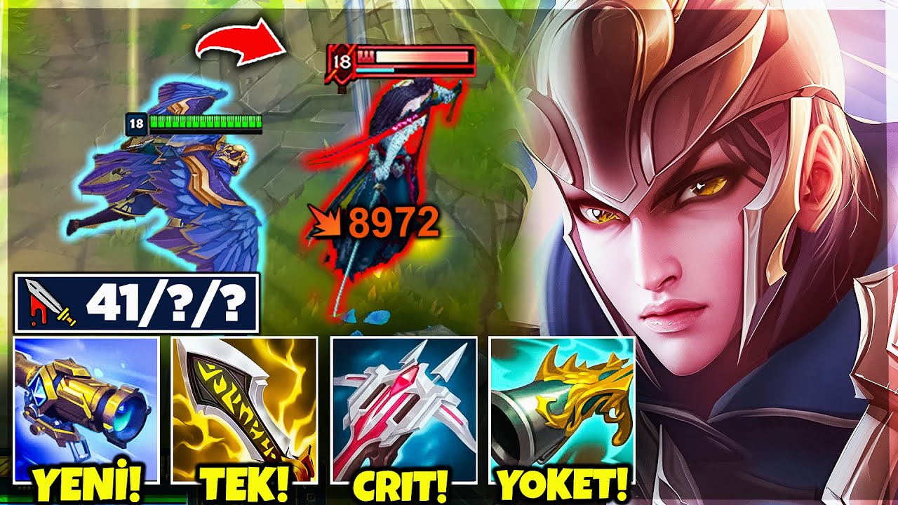 41 KİLL %100 KRİTİK QUİNN !! YENİ İTEMLE JUNGLE OYNADIM !!
