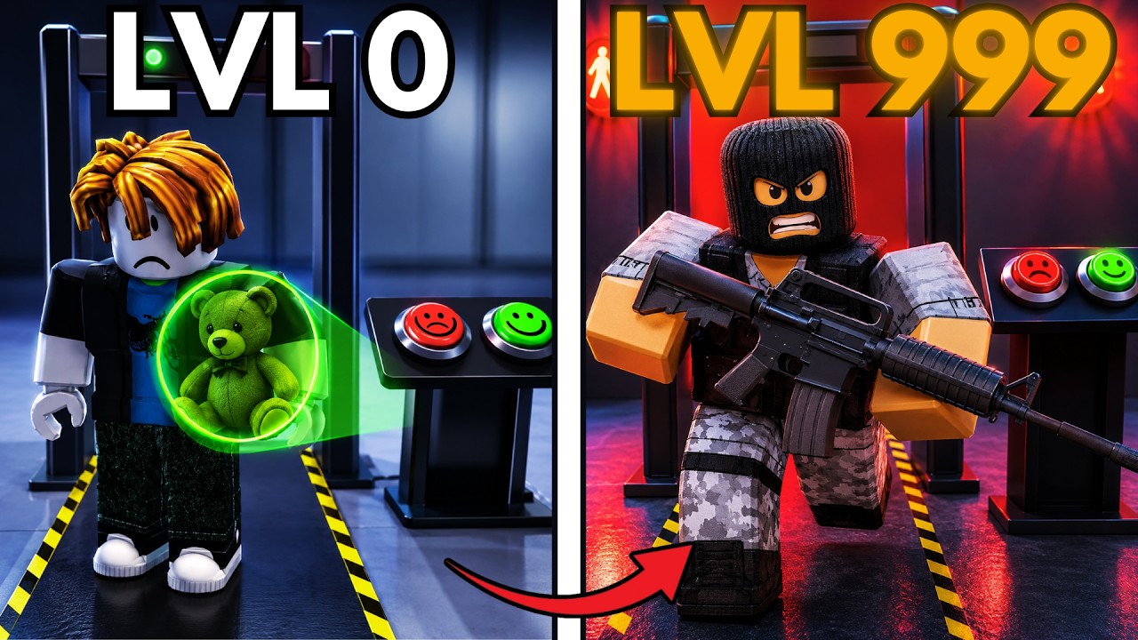 Я прошел путь от НУБА до ПРО в Secure the Airport.. (Roblox)
