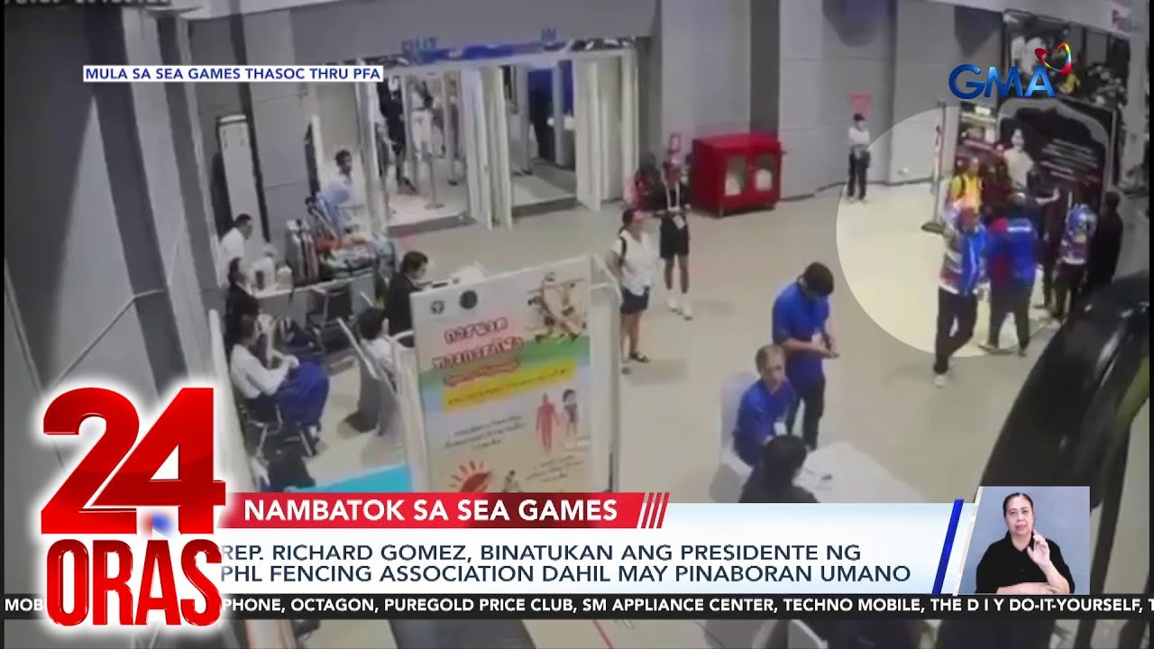 Rep. Richard Gomez, binatukan ang presidente ng Philippine Fencing Association dahil... | 24 Oras