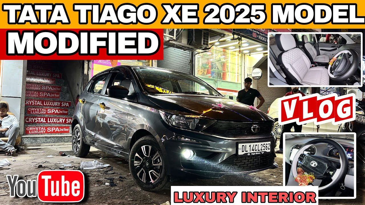 Tata Tiago XE 2025 Modified✅ Tata Tiago luxury interior✅Tata Tiago base to top ✅