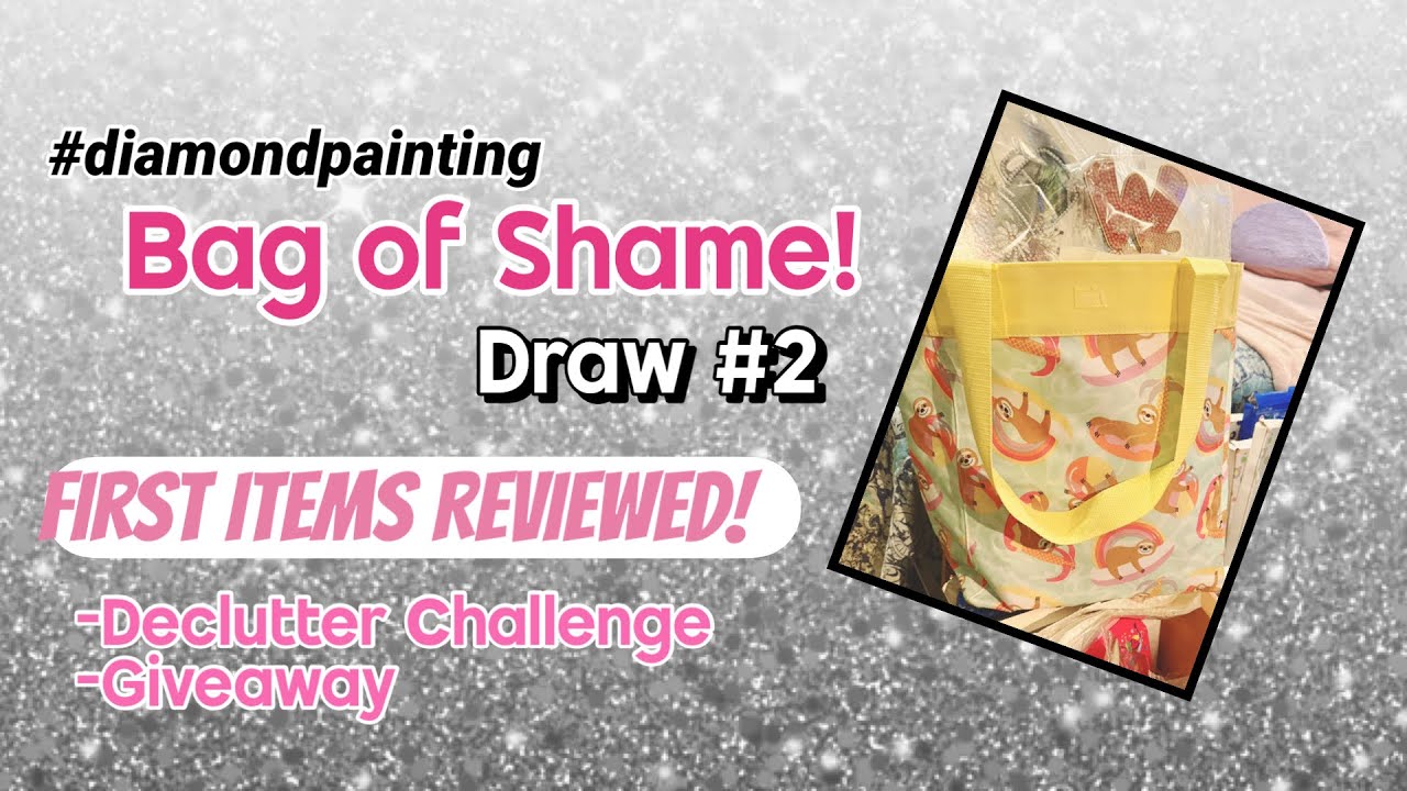 Budget Diamond Art Crafts Completed! Second Draw from the “Bag of Shame” #diamondpainting #temu