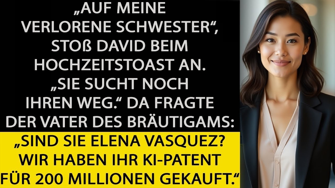 HOCHZEITSREDE nannte mich den VERLORENEN – bis der VATER des BRÄUTIGAMS mein PATENT wollte