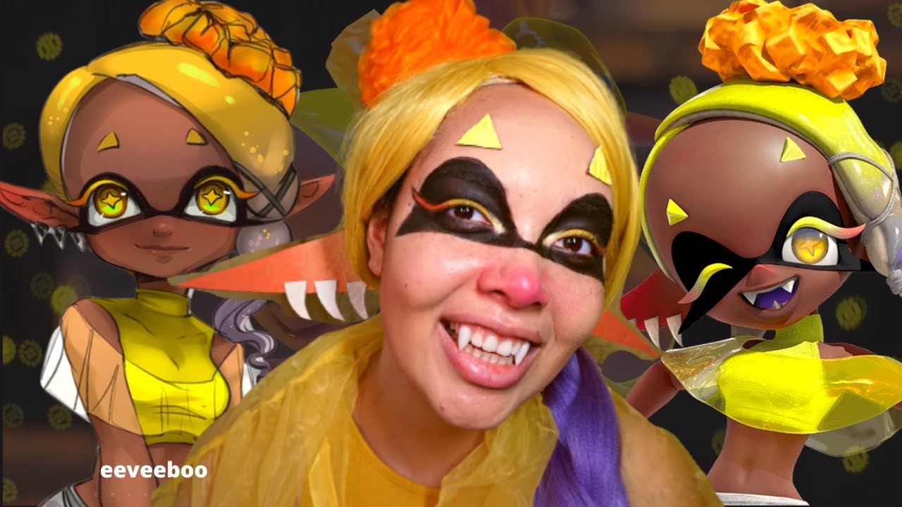 Frye | Splatoon 3 Cosplay Makeup Tutorial