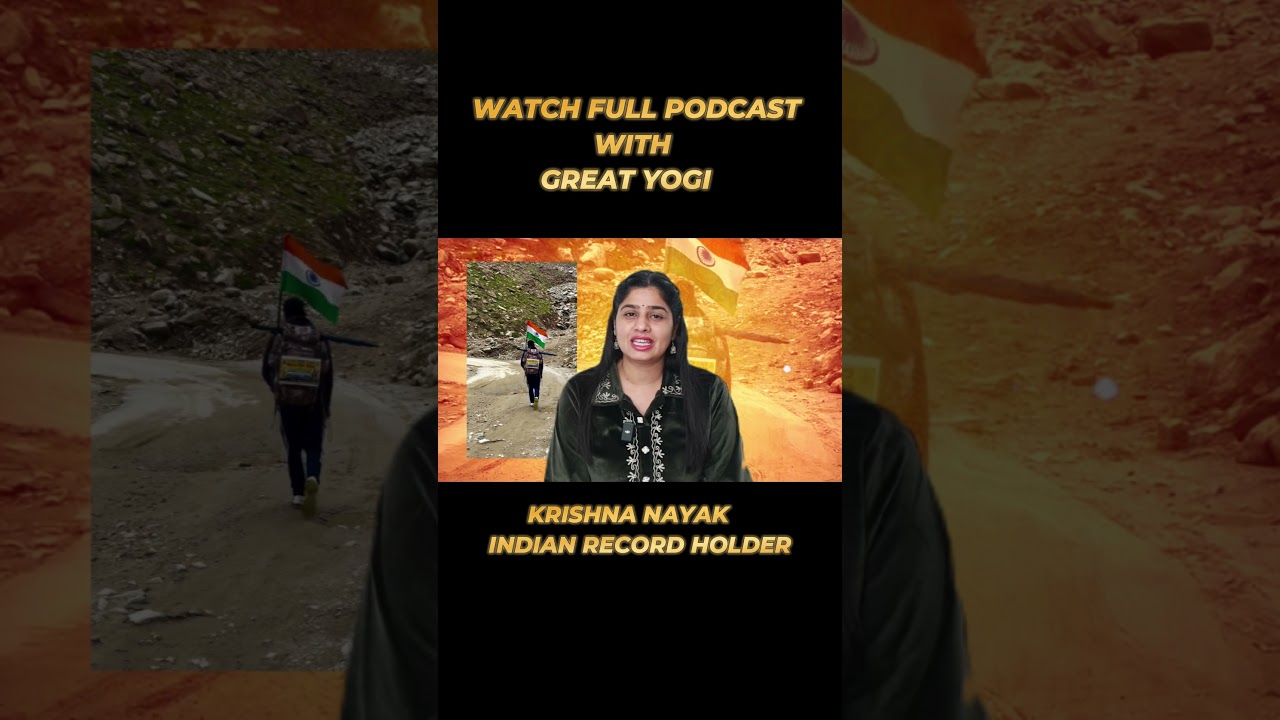 Walking with Purpose| Krishna Nayak Yoga Padyatra|Indian Book Record Holder|Spreading Yoga Awareness