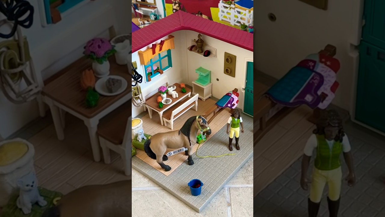 Soo cute! 🥰 #schleich #unboxing #horse