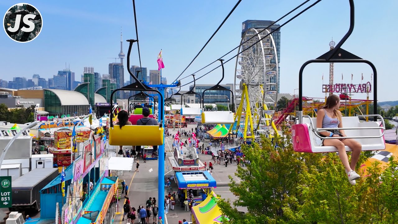 The Sky Ride at the CNE 2024 in Toronto (POV Ride) | Aug 16, 2024