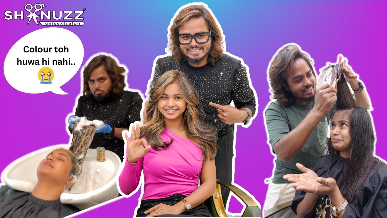 SONA DEY HAIR 1st TRANSFORMATION | Shanuzz Salon