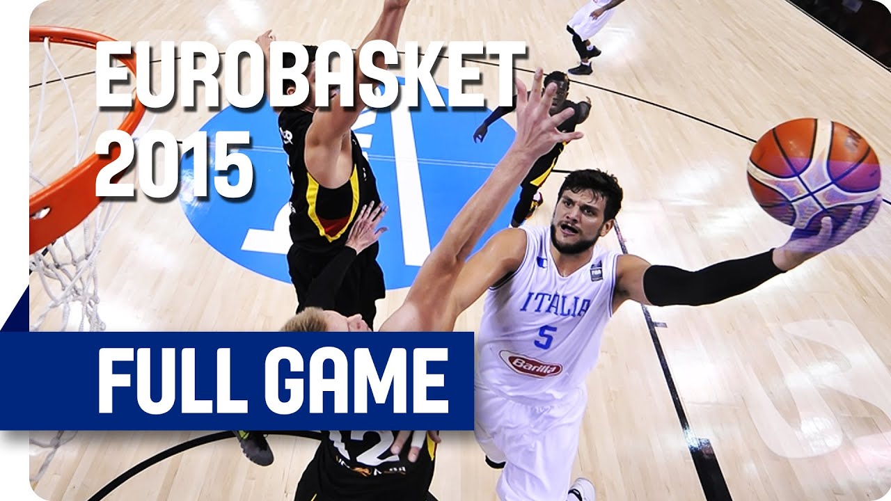Italy v Germany - Group B -  Full Game - Eurobasket 2015