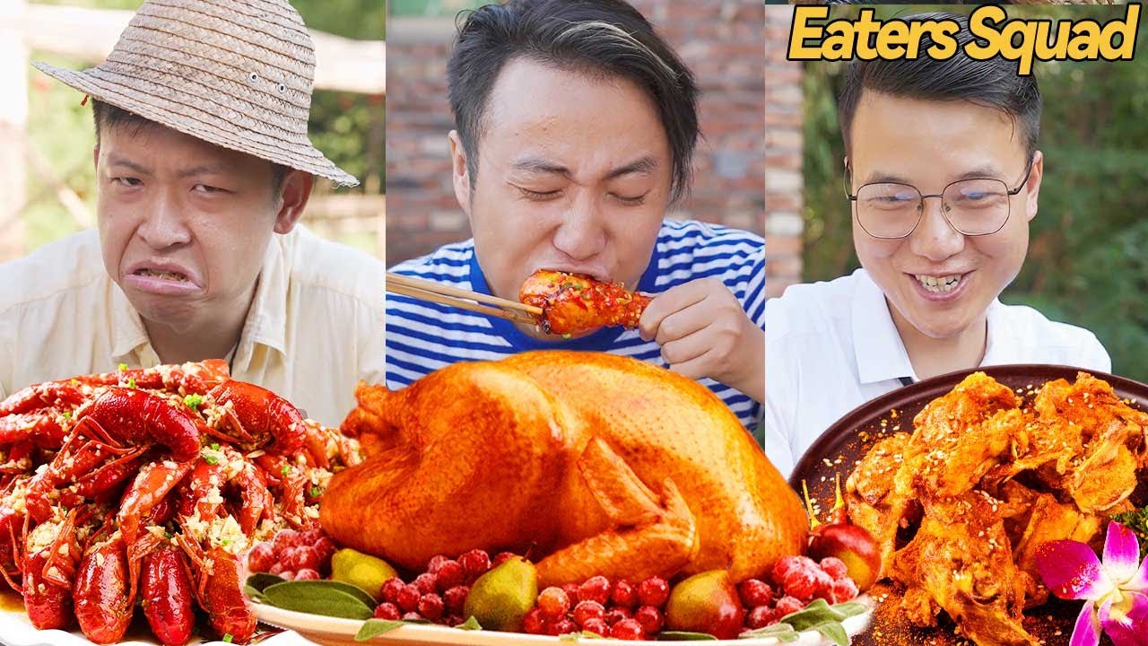Eat super roast chicken!丨Eating Spicy Food and Funny Pranks丨 Funny Mukbang
