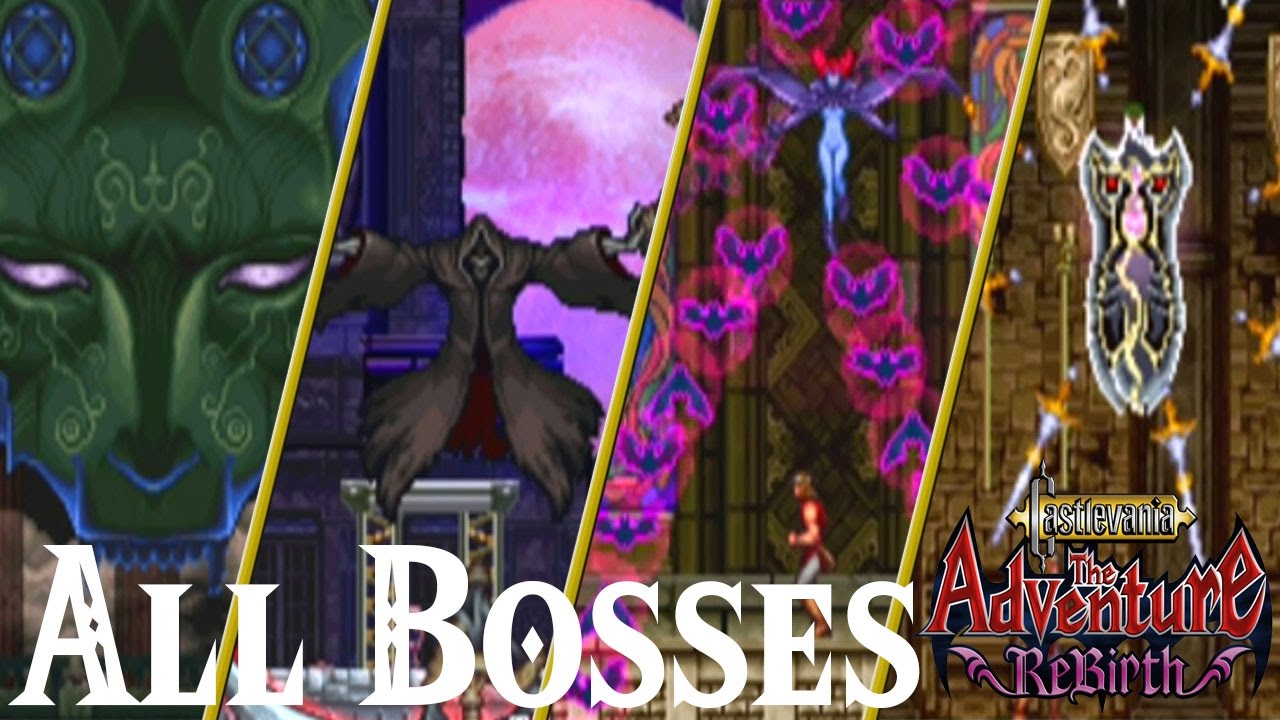 Castlevania The Adventure Rebirth // All Bosses