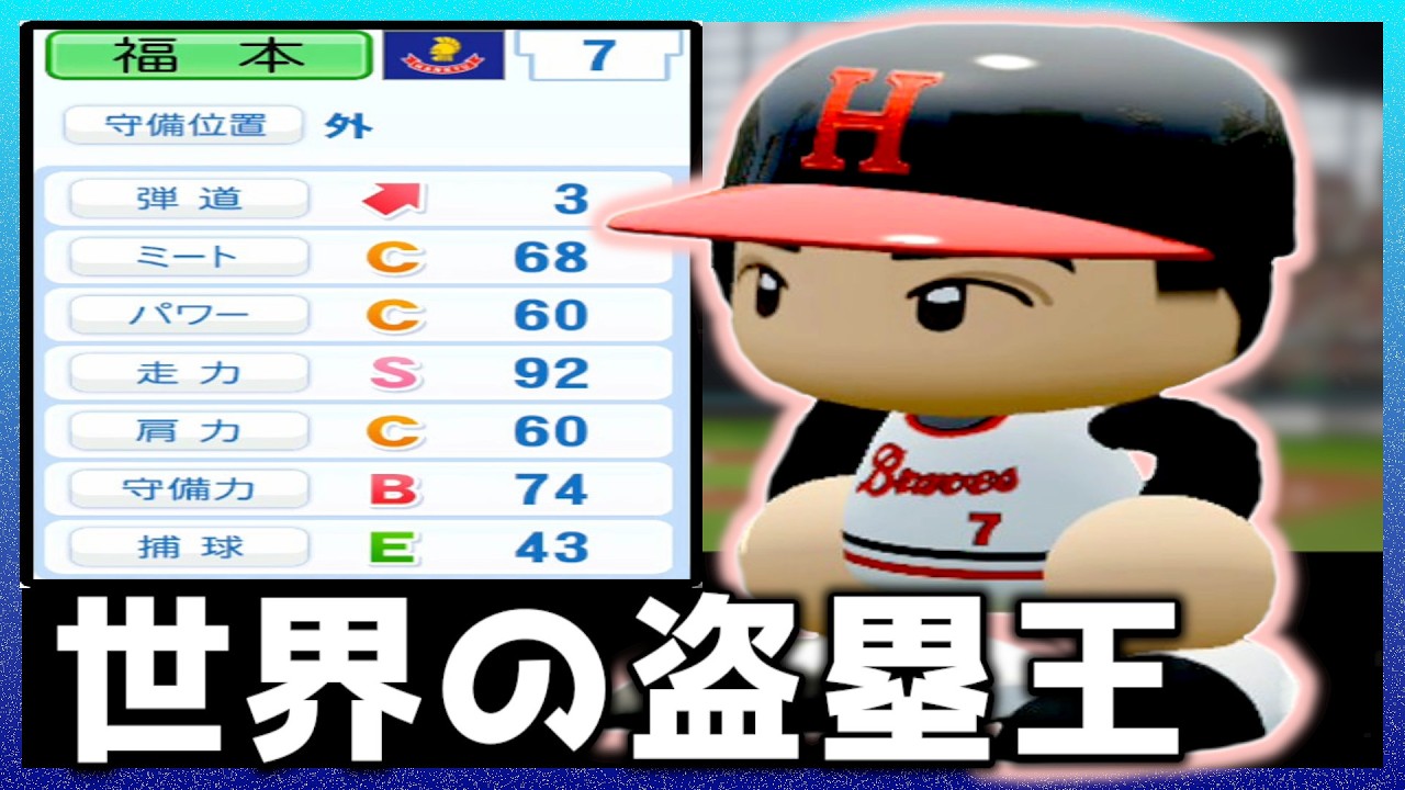 【福本豊】世界の盗塁王が現代プロ野球に転生！【パワプロ2025】【ペナント】