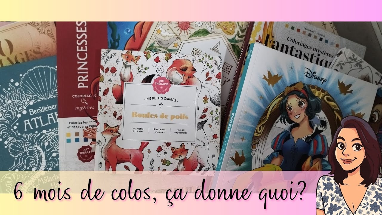 Tous mes colos terminés de janvier à juin!