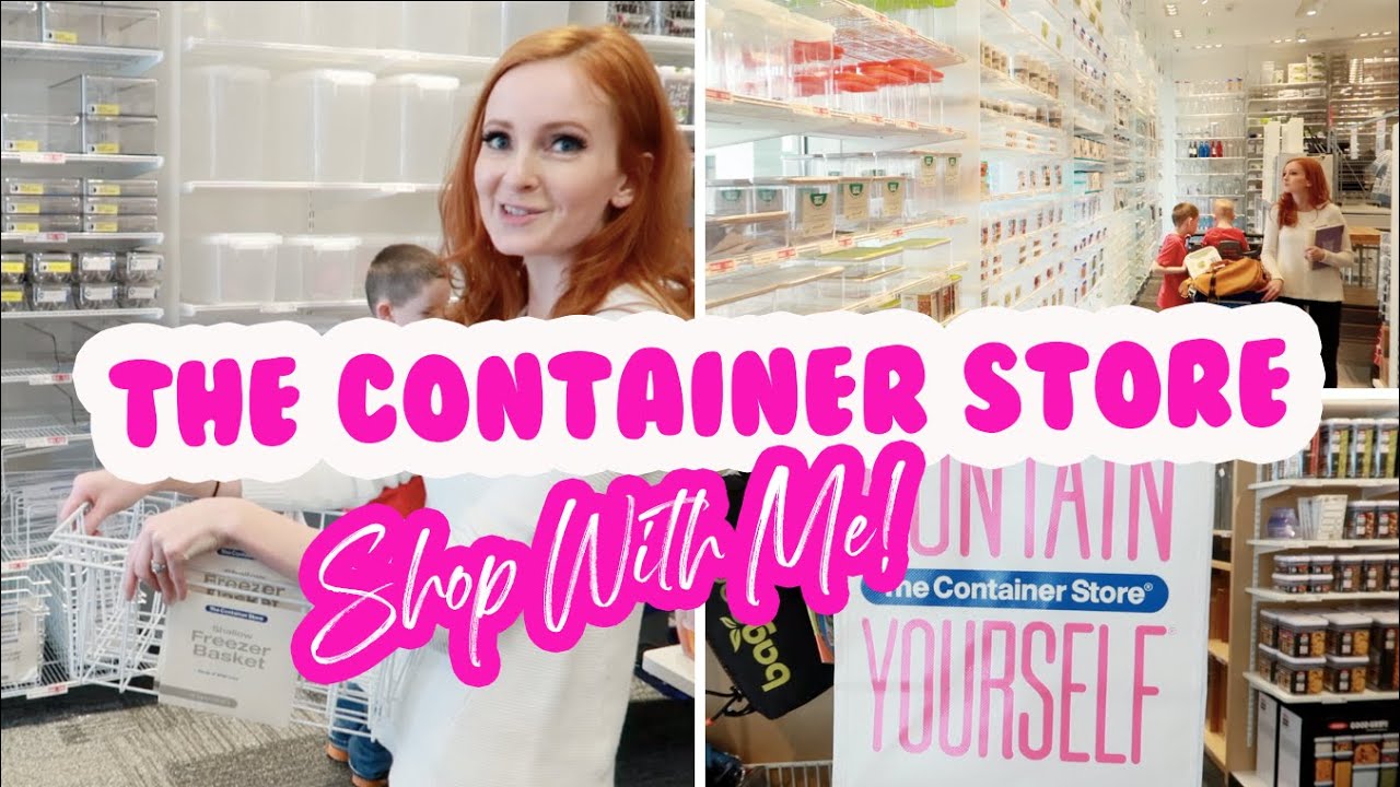 SHOP WITH ME AT THE CONTAINER STORE // Shop The Kitchen Sale With Me (Fridge + Pantry)