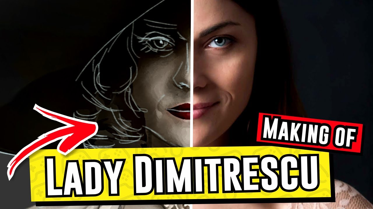 LADY DIMITRESCU MAKING OF, MOTION CAPTURE, FACE MODEL! [RESIDENT EVIL VILLAGE, Behind the Scenes]