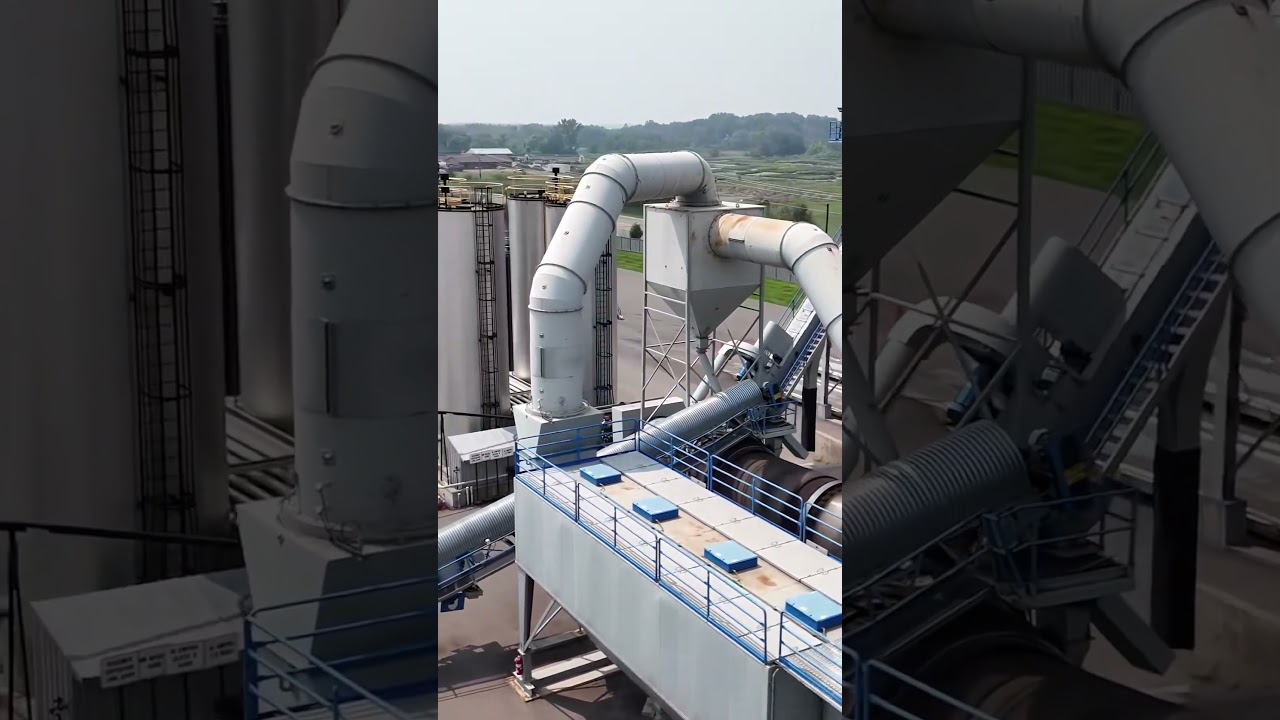 How asphalt is made! 🎥: @bitroads1946 #asphaltplant #asphaltlife #construction #blacktop