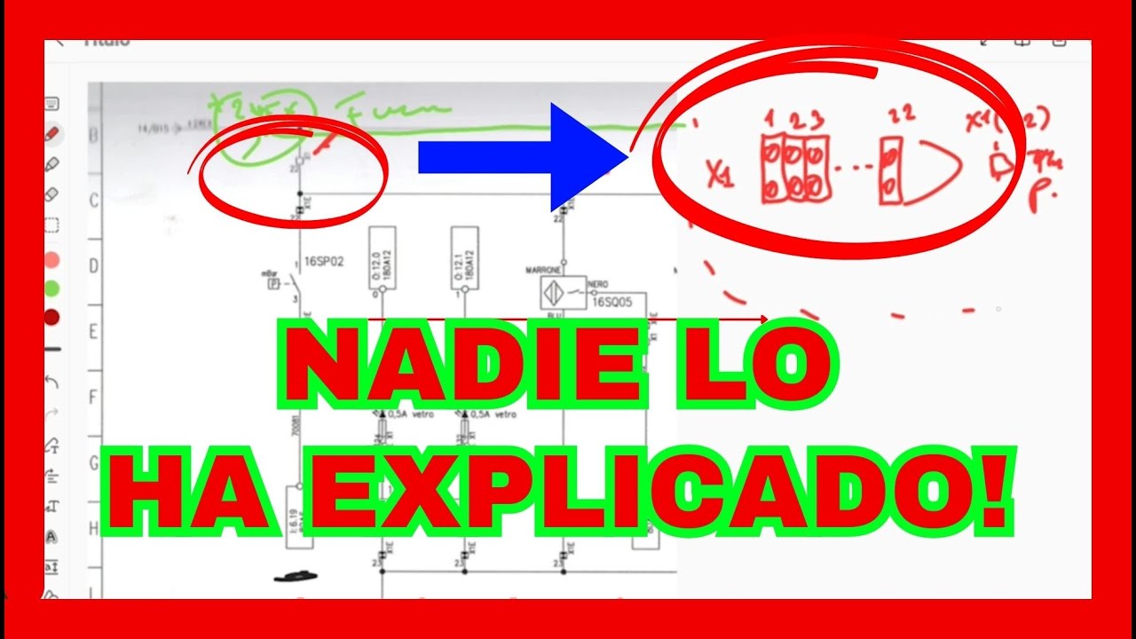 ⚡ANALIZANDO  el DIAGRAMA DE BORNERAS en UN ESQUEMA ELECTRICO INDUSTRIAL