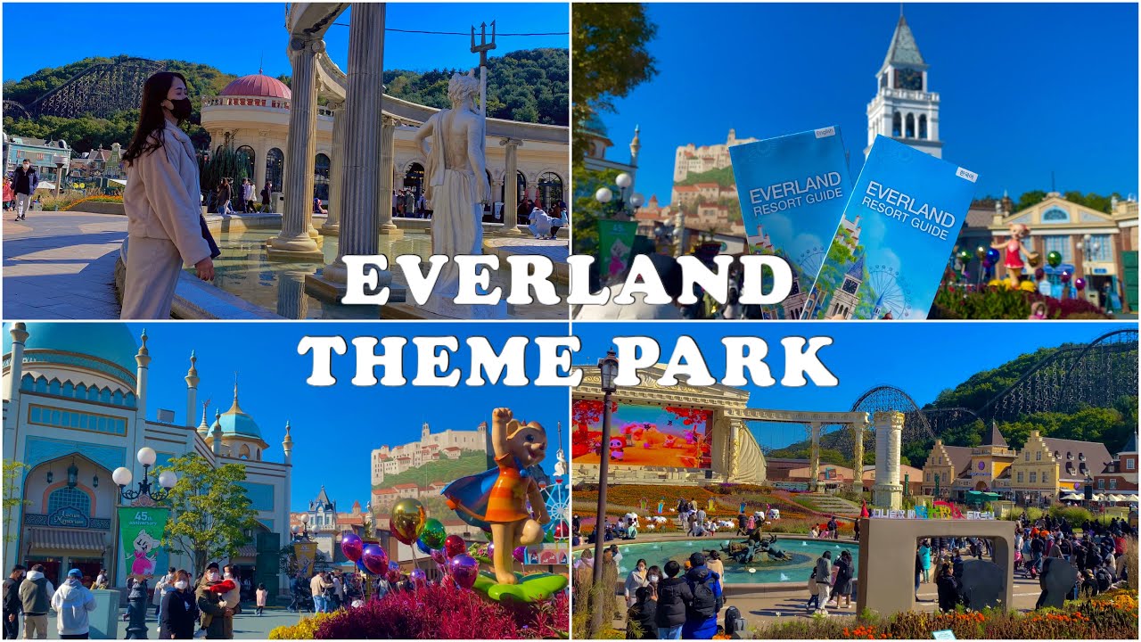 KOREA VLOG 🇰🇷 | EVERLAND THEME PARK | HALLOWEEN PARADE | HALLOWEEN THEME