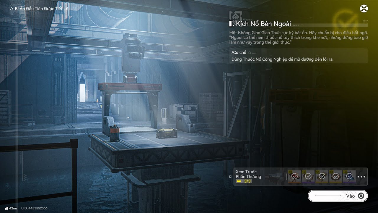 Endfield|Events:Bí Ẩn Đầu Tiên Được Tiết Lộ (  Kích Nổ Bên Ngoài )