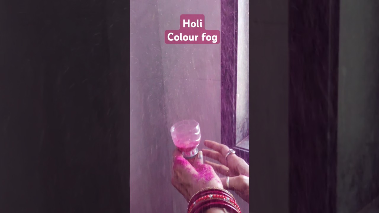 Holi colour fog #youtubeshorts #trendingreels # #diy #holispecial #shrutichoure #holigeet #holilove