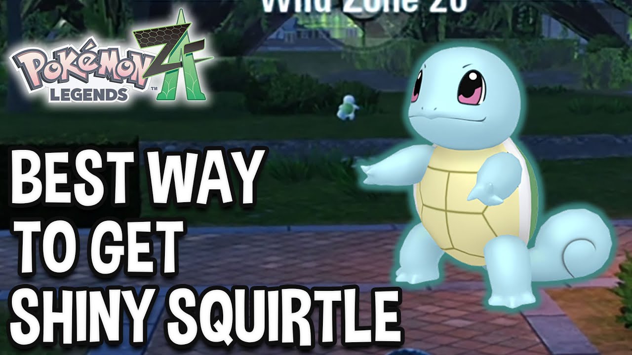 Best Way To Get Shiny Squirtle in Pok&eacute;mon Legends Z-A