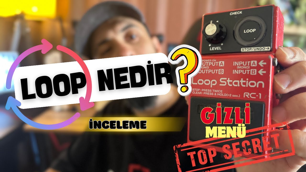 Nedir Bu Loop Pedalı | Boss RC-1 gizli menü |