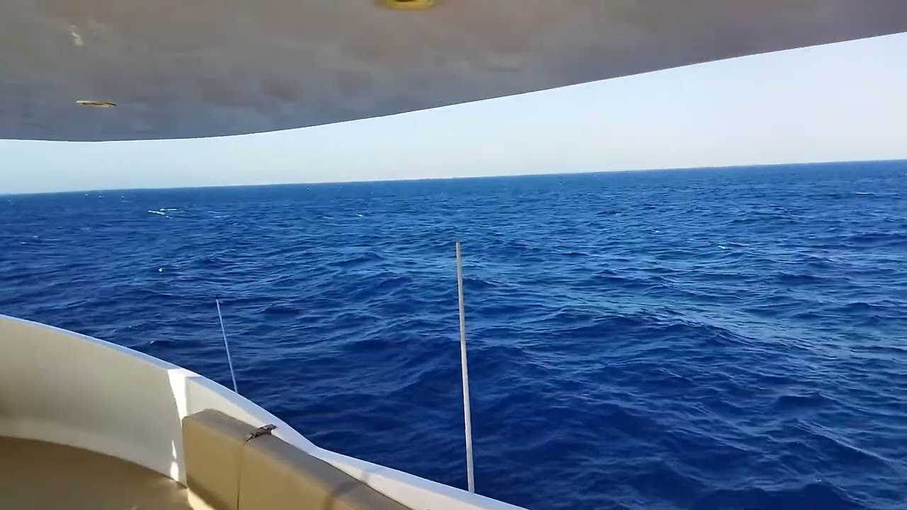 Red Sea, Egypt, straits of Tiran, mouth of Red Sea. Rough seas