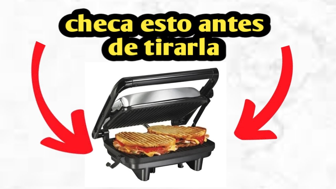 No lo creerás lo fácil que fue repararla  PARRILLA HAMILTON BEACH