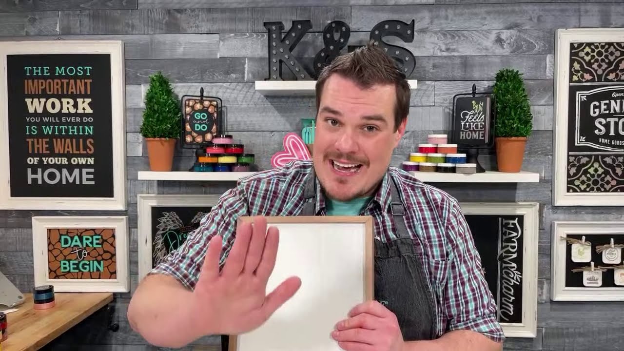 Chalk Couture For Beginners How To Use Silkscreen Transfer Mesh and Paste